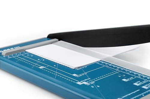 Dahle 502 Craft Creative A4 Self-Sharpening Stack Paper Guillotine Trimmer, Blue