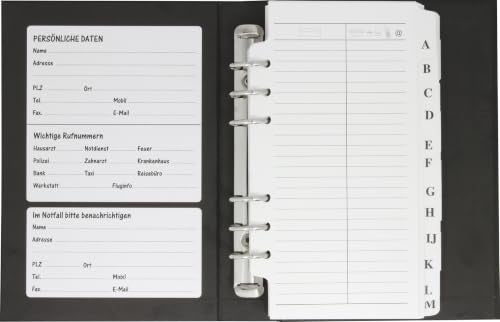 Stylex 15 X 22 cm Telephone/Address Book - Black