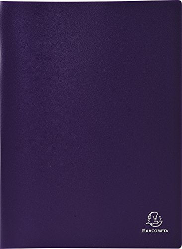 Exacompta Soft PP Welded Display Book, A4, 80 Pockets - Assorted Colours, Pack of 8