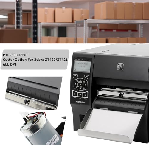 P1058930-190 New Kit Cutter Option for Zebra ZT420 ZT421 Thermal Label Printer 203dpi 300dpi 6-Inch
