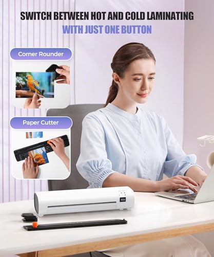 9 Inch Portable Laminator Machine with 40 Laminating