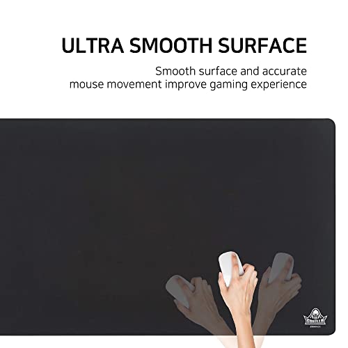 Gorilla Stimpack 4XL Huge Mouse Pads Oversized Giant Mouse Pad (60''x30''x0.12'') - XXXXL Extended Mousepad Full Desk Mat Suitable for Gamers - Black
