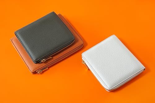 Quobadis Genuine Leather Notebook Cover [Bible Size/L Zip Cover] Timer 17 Tail Khaki QUOVADIS Timer17 qv936lz30kh