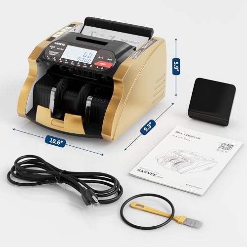 Money Counter Machine with Value Count, Bill Counter Counterfeit Detection