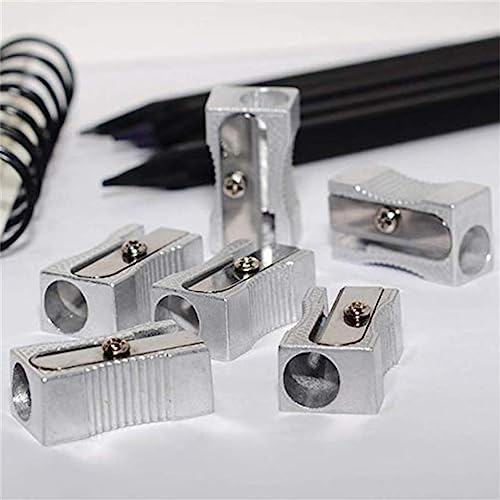 ZYQHMY 10pc/Set Metal Pencil Sharpener Classical Girls Makeup Pen Sharpener Drawing Writing Learning Tools School