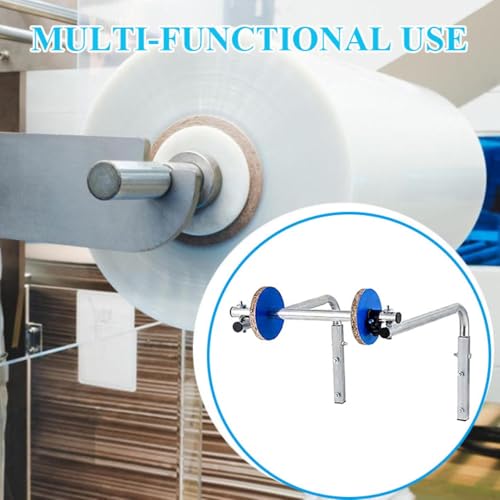 Wall-Mounted Manual Bubble Wrap Dispenser Stand for Packing and Moving brackets accommodate various easy one-person operation fits multiple roll sizes