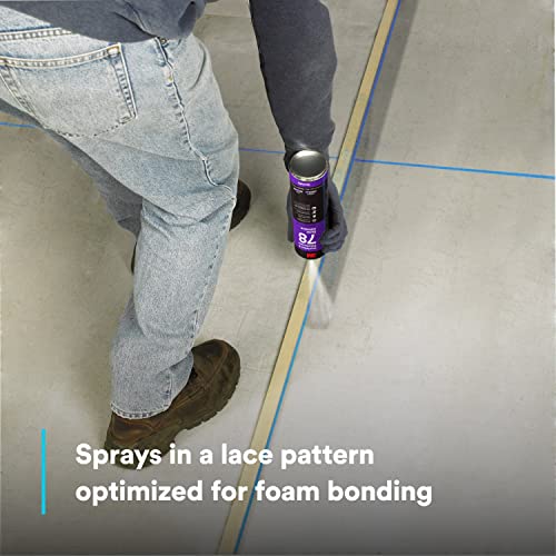 3M Insulation & Polystyrene 78 Spray Adhesive, INVERTED, Clear, Net Wt 17.9 oz