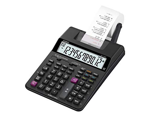 Casio HR-170RC Plus Mini Desktop Printing Calculator, Assorted