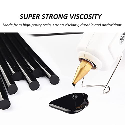 ZTBH Hot Melt Glue Sticks 11mmx300mm Black Hot Melt Glue Stick, for 11mm Glue Gun Adhesion Tools 10/20 pcs/lot Melt Glue Stick (Diameter : 11mm, Length : 300mm-20pcs)