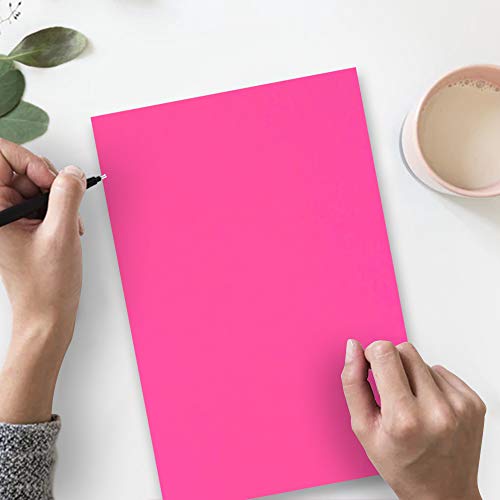 JAM PAPER Legal Colored 24lb Paper - 90 gsm - 8.5 x 14 - Ultra Fuchsia Pink - 500 Sheets/Ream