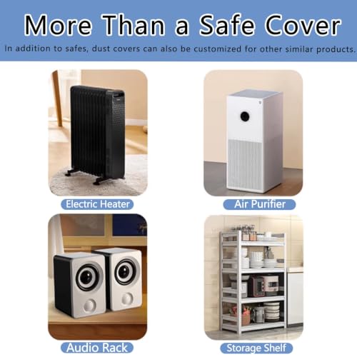 HPHDFS Modern Safe Dust Disguise 16 18 24 30 in, Custom Size Safe Lock Box Cover Protective with Pattern & Zipeers, Water Proof Cabinet Covers for Indoor Use(Style 2,20x20x24/50x50x60cm)