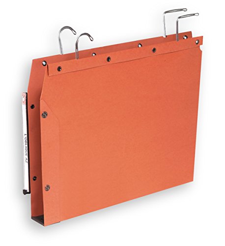 Elba Ultimate Tub Orange Pack of 25 Kraft Suspension Files for Cupboard A4 30 mm Base Orange