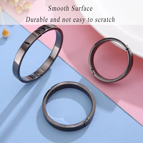 Binder Rings, 20Pcs Ring Binders, DIY Book Index Card Rings, Multifunctional Loose Leaf for Suitable for Schools(3cm)