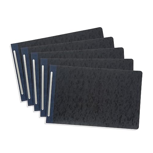 Blue Summit Supplies 5 Pressboard Report Covers, 11x17, Top Fastener, Black