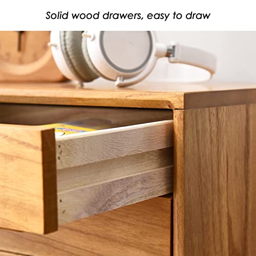 Desktop File Cabinet - Desktop Organizer Storage Box, Wooden Desktop Organizer, Office Supplies Filing Tidy Storage Shelf, Storage Cabinet/Jewelry Organizer With 2/3/4 Drawers (Size : 3Drawer) ( 3Dra