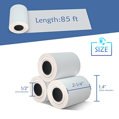 Thermal Paper Rolls POS Cash Register Paper (2-1/4" x 85', 200 rolls)