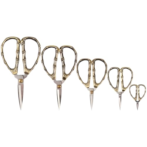 JubileeYarn Bamboo Style Embroidery Scissors - Assortment - 15 Scissors