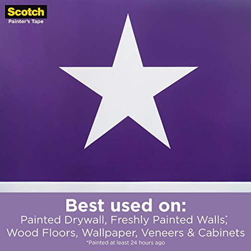 Scotch Delicate Surface Painter's Tape, 1.88 inches x 60 yards (720 yards total), 2080, 12 Rolls