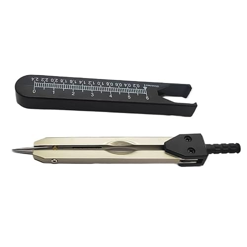 The Set of Dividers Protractors Includes Graduated Compass