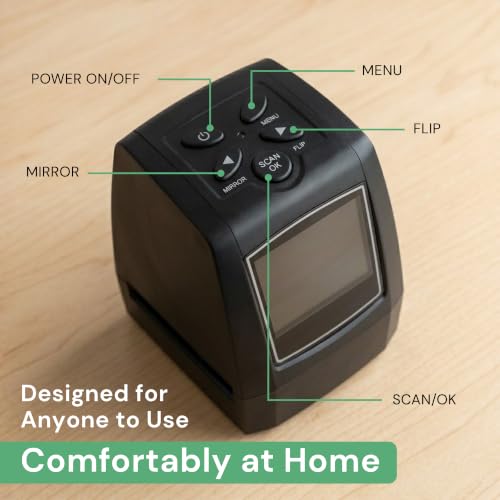 Memory Vault Box Negative Scanner, Converts 135 Film & Slides to Digital