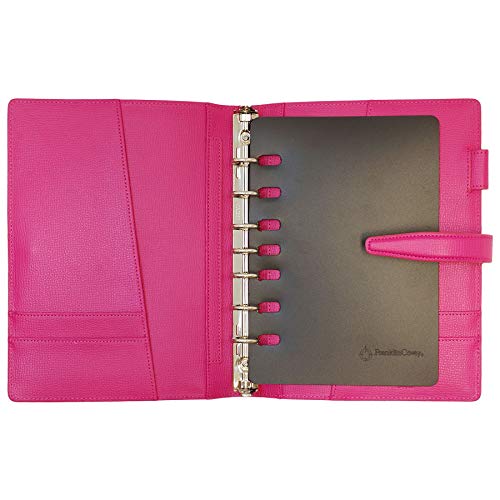 Franklin Planner Clam Cross Binder 64418 Classic Size 20mm Passion Pink