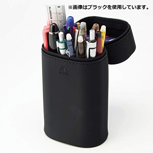 Lihit Lab A7759-22 Pen Case, Magnetic, Olive