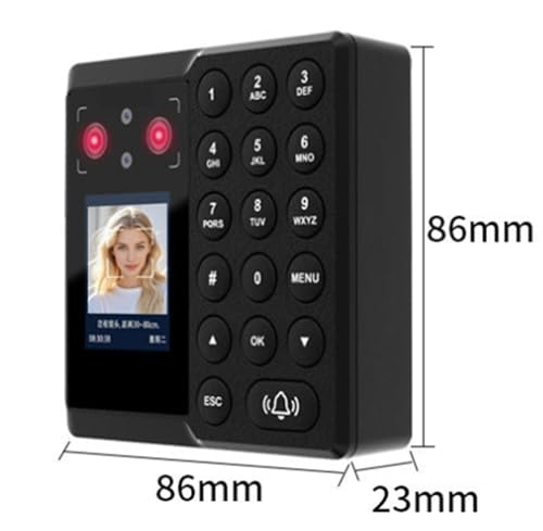 ZQFEE Time Clock, Palm Vein Password and face Recognition Access Control and attendance System.