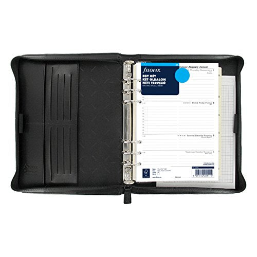 Filofax A5 Metropol Zip organiser - Black