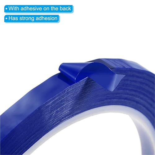 Ktann Whiteboard Marking Tape 18pcs 3/6/8/10mm Graphic Chart Tape Art Whiteboard Tape Marking Tape Thin Dry Erase Tape Self-Adhesive Artist 66M(Light Yellow,6mm)