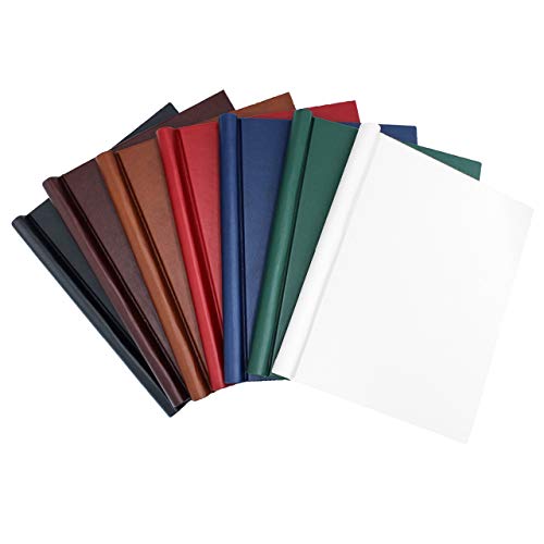Faux Leather Springback Thesis Binder - Red, 1" Spine, by Bindertek