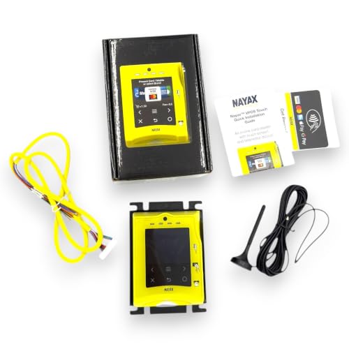Nayax VPOS Touch Cashless Payment Reader – Credit Card, NFC & Mobile Wallet – MDB & Pulse Compatible – Vending, Arcade & Unattended Machines
