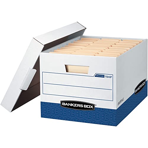 Bankers Box 20-Pack Heavy-Duty File Storage Boxes, Letter/Legal, FastFold