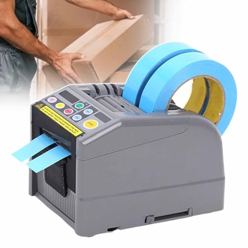 Packaging Tape Dispenser, Automatic Tape Cutting Machine, Ribbon Cutting Machine, 6-60 Mm Width, 5-999 Mm Adjustable Length, for Businesses, Processing Plants
