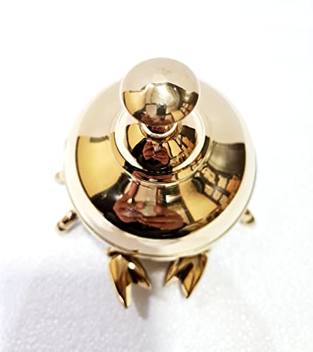 Marine Nautical Store Vintage Decorative Antique Brass Crab Bell Hotel Counter Reception Bell Teacher Desk Bell