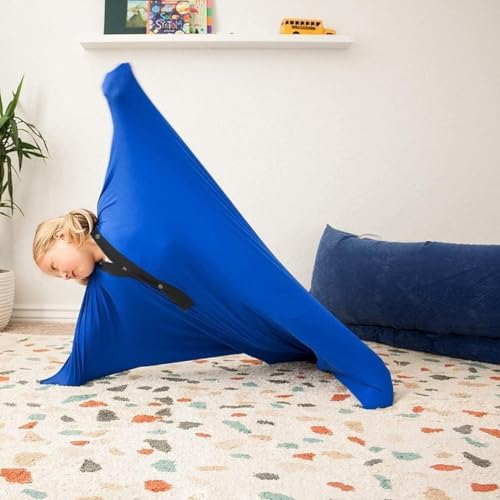 Sensory Autism Body Sock for Kids, Adults, Boys and Girls Full Body Wrap for Hyposensitivity, Compression, Anxiety, ADHD, Tea, Special Needs,Orange,