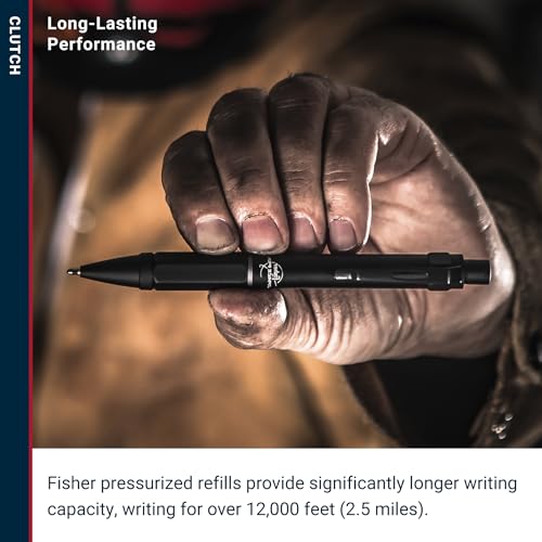 Fisher Space Pen Black Pressurized Ballpoint Clutch Pen, Gift Box