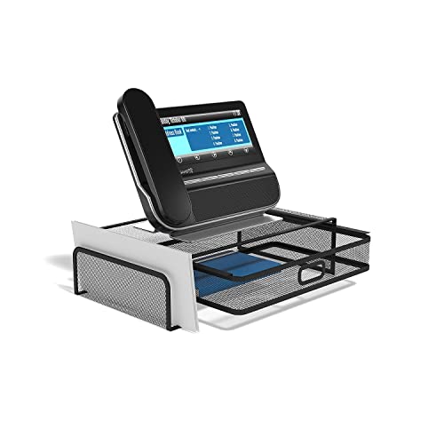 TRU RED Mesh Phone Stand for Desktop Phones, Telestand Organizer