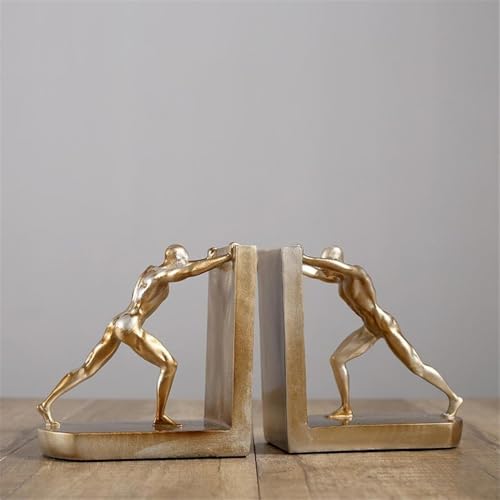 Book Organizer Heavy Duty Bookends Humanoid for Office Llibrary School Decorative