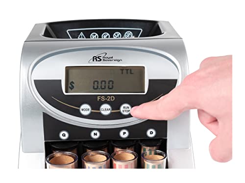 Royal Sovereign FS-2 Fast Electronic Coin Sorter, Pennies Through Quarters