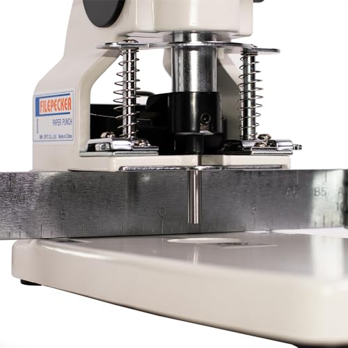 SPC Filepecker FP-1B High Capacity Paper Hole Punch for Home, School or Office - Punches Up to 300 Sheets of 20 lb Bond Paper