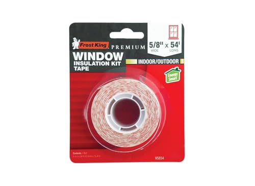 Frost King Clear Indoor and Outdoor Mounting Tape 5/8 in. W x 54 ft. L - Case of: 10