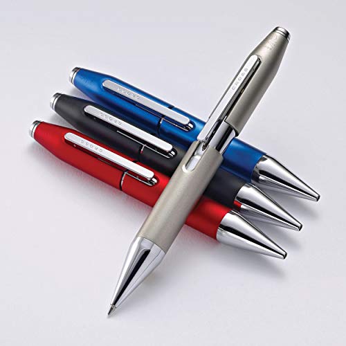 Cross X Refillable Gel Ink Rollerball Pen, Chrome Appointments, Includes Branded Retail Packaging - Graphite Grey