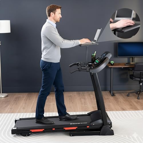 VIVO Black Universal Wooden Laptop Treadmill Desk with Tilt, STAND-TDML4R