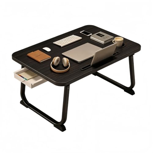 Laptop Desk for Bed, Drawer & Slot Lap Desk for Bed