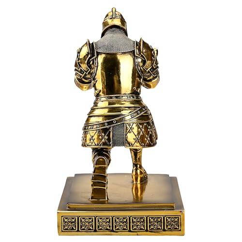 King's Guard Knight Pen Holder with a Letter Opener Desk Organizers Bronze