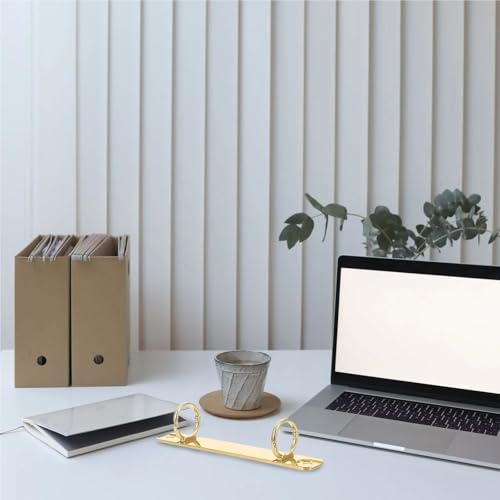 A5 Ring Binder Ring Binder Mechanism 12 Pieces 2 Hole Metal Spine Inserts Detachable Planner Folder