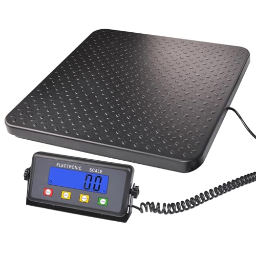 Surmountway Industrial Shipping Scale 440lbs, Anti-Slip Aluminium Platform
