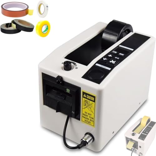 Automatic Tape Dispenser Digital Length Adjustable Auto Cut Tape Cutter, Cutting Range 5mm to 99.9cm, with Manual and Auto, for Factory Workshop, Assembly Line, Packaging Production Work