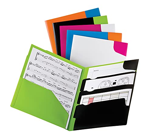 Folder Divide IT UP Twisted 4 Pocket ASST Color PK of 25 OXF99839
