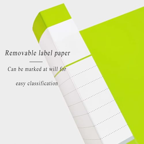 2 Pack A4 Blue Display Books, 10/30 Pages Pockets Display Presentation Folders with Removable Labels/30 Pages